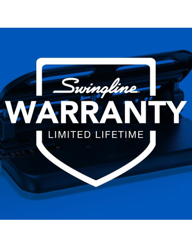 Perforadora de Papel Swingline 1 Agujero Negra 20 Hojas