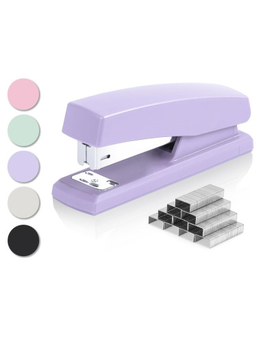 Grapadora Deli E0311-PURPLER Morado 25 Hojas 640 Grapas