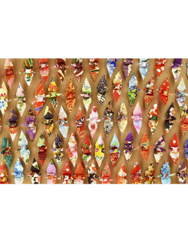 100 Grullas de Origami Papel Washi Origamipolly 3.81cm Decoración