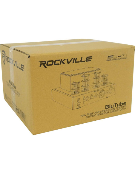 Rockville BluTube Amplificador de Válvulas 70W + 2 Altavoces 4" Rockville BluTube Amplificador de Válvulas 70W + 2 Altavoces 4"