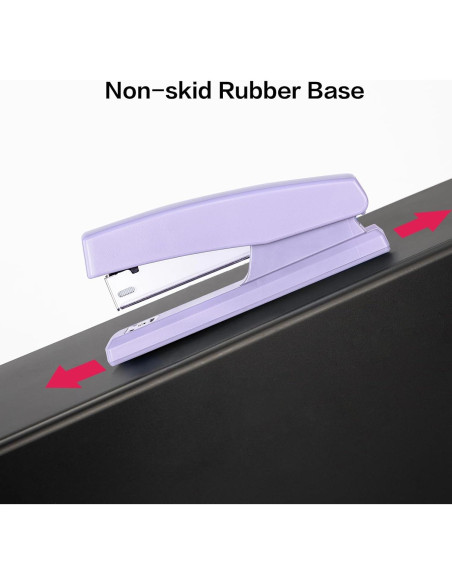 Grapadora Deli E0311-PURPLER Morado 25 Hojas 640 Grapas