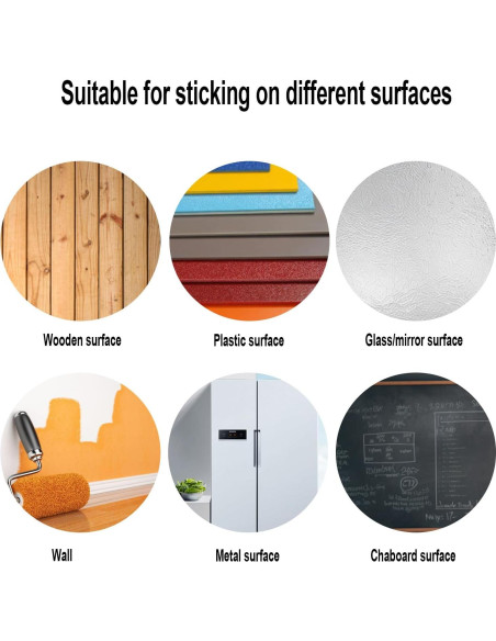 12 Círculos Borrables Negros FANOST 30 cm para Paredes 12 Círculos Borrables Negros FANOST 30 cm para Paredes