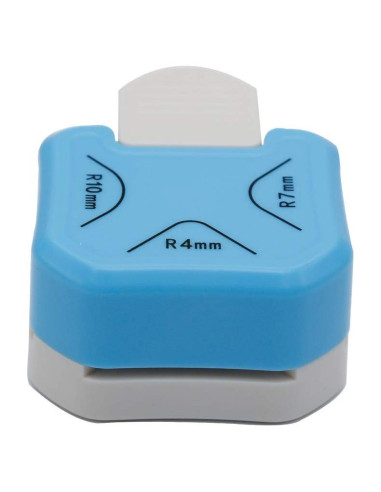 Esquinador de Papel 3 en 1 QIQQIKIN - Cortador de Esquinas 4mm, 7mm, 10mm