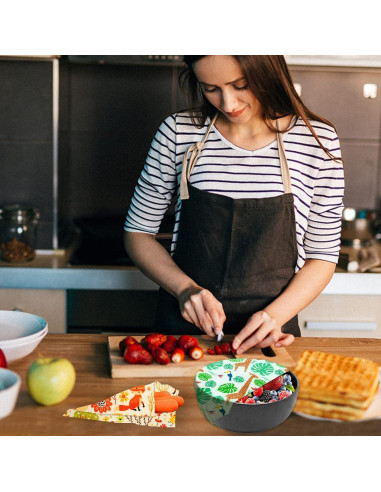 Envolturas de Cera de Abeja Reutilizables WDG - Paquete de 9