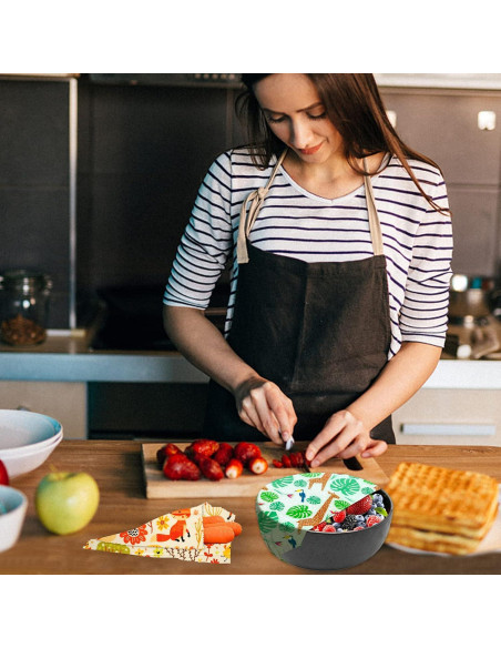 Envolturas de Cera de Abeja Reutilizables WDG - Paquete de 9