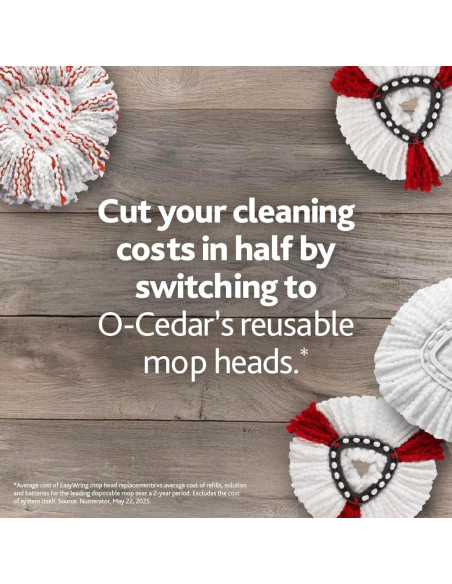 Recarga de Cabezal de Mopa O-Cedar EasyWring (Paquete de 3)