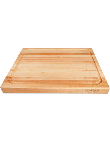 Tabla de Cortar de Madera de Arce Duro CONSDAN 40.6x30.5cm