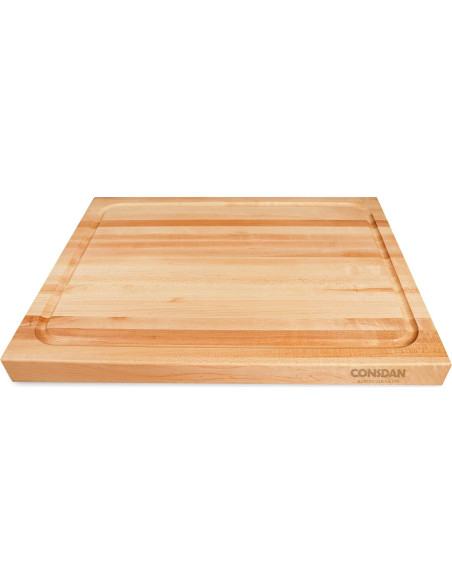 Tabla de Cortar de Madera de Arce Duro CONSDAN 40.6x30.5cm