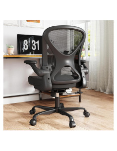 Silla de Oficina Ergonómica ZZH 7001BLACK con Soporte Lumbar