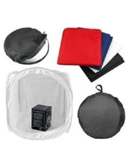 Estudio Fotográfico 60cm CAAG con Fondos y Bolsa de Transporte