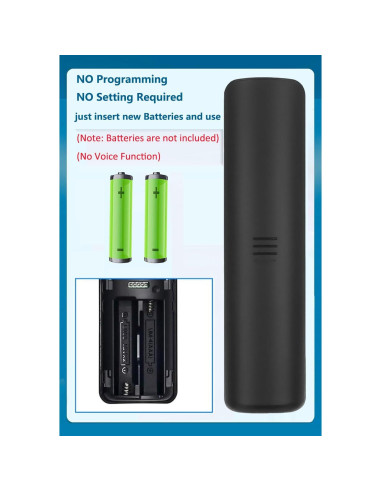 Control Remoto Universal TCL RC802V FNR1 para Android 4K UHD TV