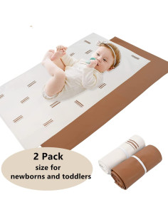 Alfombrilla de Cambio de Pañales Owlowla Portátil 76x40 cm 2