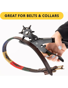 Perforadora de Agujeros de Cuero Herramientas Generales - 6 Tamaños 2