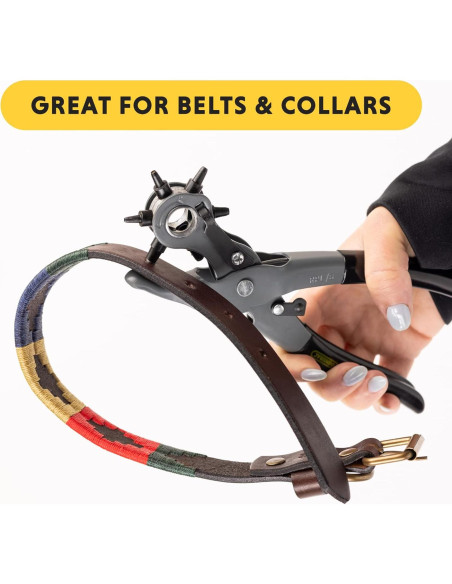 Perforadora de Agujeros de Cuero Herramientas Generales - 6 Tamaños