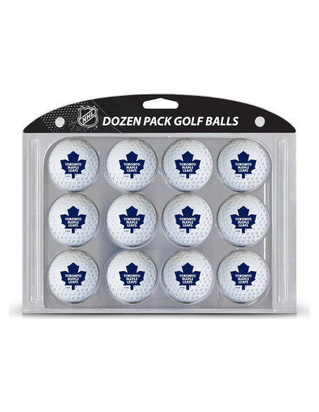 Pelotas de Golf Team Golf NHL Toronto Maple Leafs - Paquete de 12