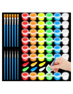 Set de Pintura Acrílica Brillante Fulmoon 6 Colores 17x2 cm