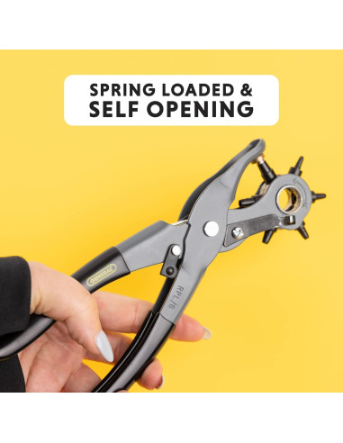 Perforadora de Agujeros de Cuero Herramientas Generales - 6 Tamaños