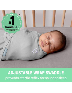 Manta Envolvente para Bebés SwaddleMe 100% Algodón 0-3 Meses 2