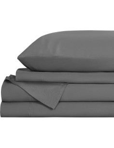 Juego de Sábanas Queen LBRO2M 100% Viscosa Bambú 4 Piezas 2