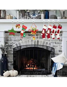 25 Ganchos Adhesivos Transparentes Karsbarwe + 30 Tiras Removibles 2