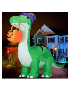 Dinosaurio Inflable Gigante 3M ININ para Halloween con LED