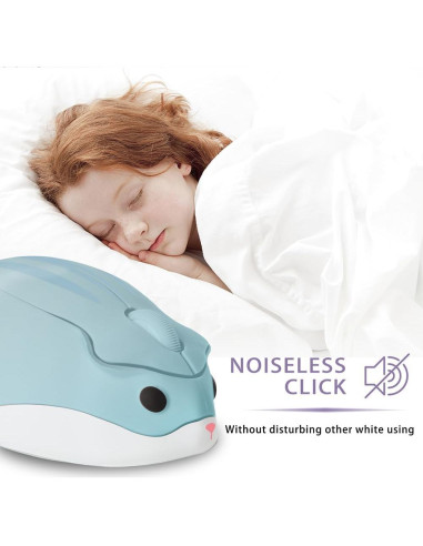 Ratón Inalámbrico Silencioso Dpisuuk Hámster 1200 DPI Azul