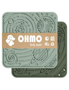 Almohadilla de Lamer para Perros y Gatos OHMO 15x15cm Camo Verde