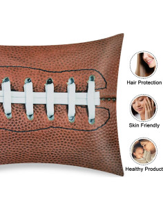 Funda de Almohada de Satén GzLeyigou 50.8x66 cm Beige 2