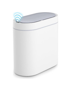 Basurero automático Syncvibe 2 galones blanco con sensor