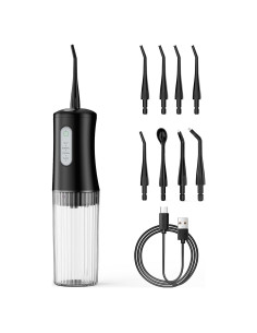 Irrigador Dental Inalámbrico KIDSCOTER Negro 4 Modos 200ml