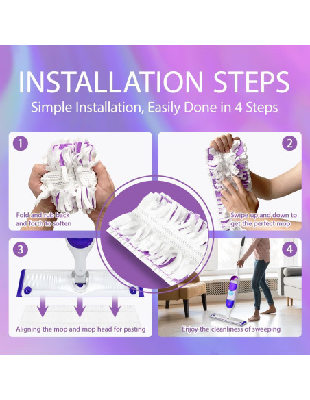 10 Repuestos Desechables para Mopa Kookkit Multi-Superficie