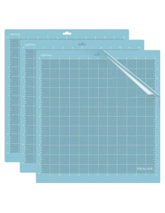 Mat de Corte Adhesivo REALIKE 12x12 para Cricut - 3 Piezas