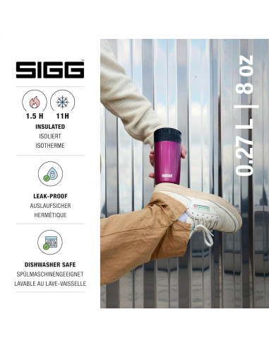 Taza de Café Aislada SIGG Berry 0.27L Acero Inoxidable