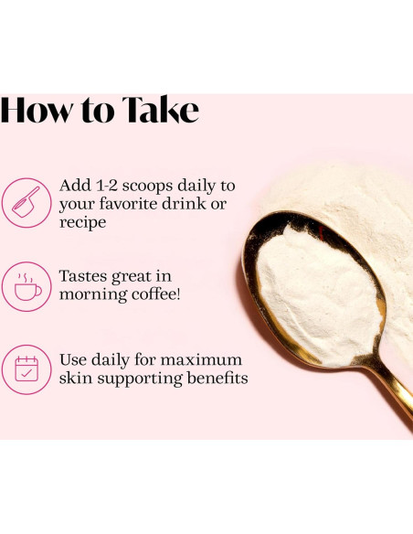 Polvo de Colágeno para Mujeres Winged Glow Up 255g - Belleza Piel, Cabello y Uñas