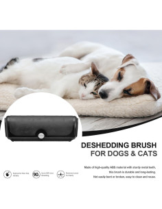 Cepillo Deshedding Barnas para Perros y Gatos - Mango Ergonómico 2