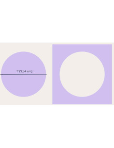 Perforadora de Círculo Craftelier 2.54 cm para Manualidades 2