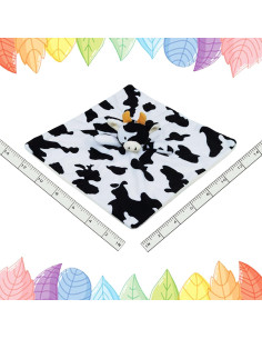Manta de Seguridad de Peluche Doindute Vaca 33 cm para Bebé 2