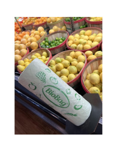 BioBag 100% Compostable 28x43 cm 2000 Bolsas para Abarrotes 2