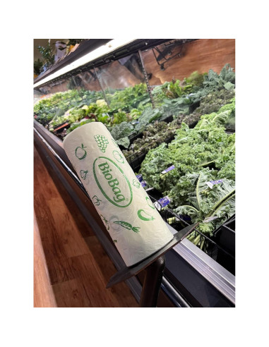 BioBag 100% Compostable 28x43 cm 2000 Bolsas para Abarrotes