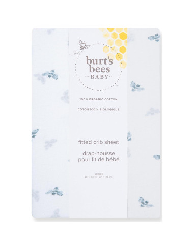 Sábana Ajustable Burt's Bees Baby Algodón Orgánico 71x132 cm