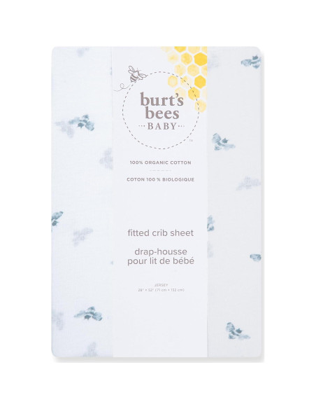 Sábana Ajustable Burt's Bees Baby Algodón Orgánico 71x132 cm Sábana Ajustable Burt's Bees Baby Algodón Orgánico 71x132 cm
