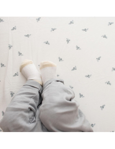 Sábana Ajustable Burt's Bees Baby Algodón Orgánico 71x132 cm