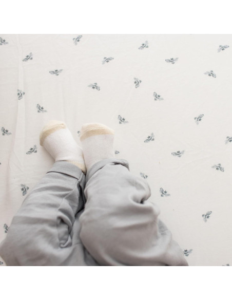 Sábana Ajustable Burt's Bees Baby Algodón Orgánico 71x132 cm Sábana Ajustable Burt's Bees Baby Algodón Orgánico 71x132 cm