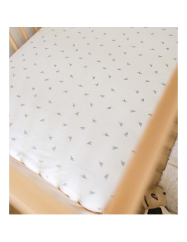 Sábana Ajustable Burt's Bees Baby Algodón Orgánico 71x132 cm