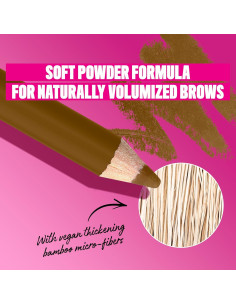 Lápiz de Cejas NYX Powder Louder 1.13g Vegano Rubio 2