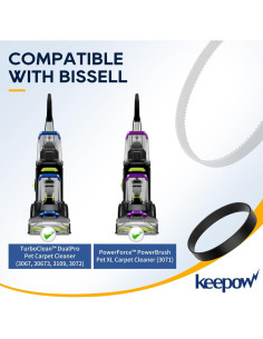 Cinta de Aspiradora KEEPOW 1626502 para Bissell 3071 y 3067 2