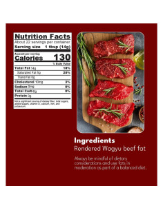 Grasa de Res Wagyu Republic 311g Tarro de Vidrio - Keto y Sin Gluten 2