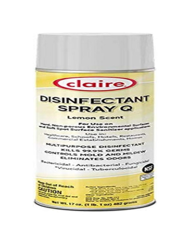 Spray Desinfectante Claire Q 500 ml Incoloro Aroma Limón