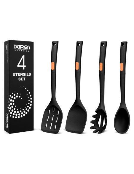 Juego de Utensilios de Cocina de Silicona DaiRen - 4 Piezas