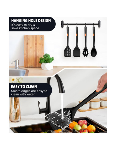 Juego de Utensilios de Cocina de Silicona DaiRen - 4 Piezas